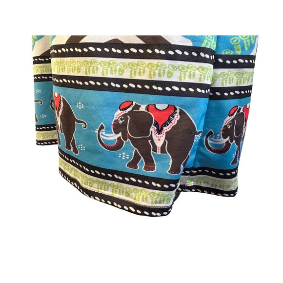 Lolly Wolly Doodle Shirt Womens Size XL Elephant Tunic - Picture 7 of 16